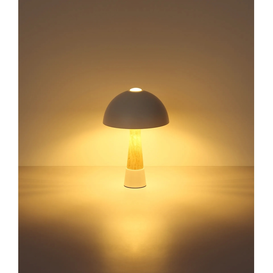 Globo - Stolna svjetiljka 1xE27ILLU/40W/230V bež