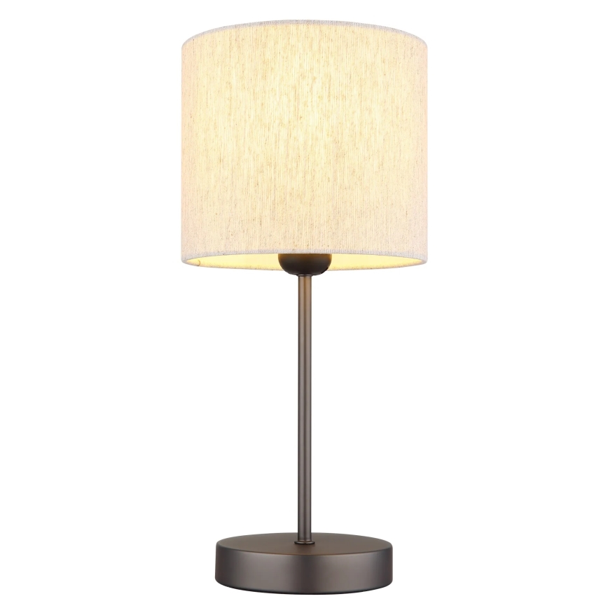 Globo - Stolna lampa 1xE27/25W/230V crna/bež