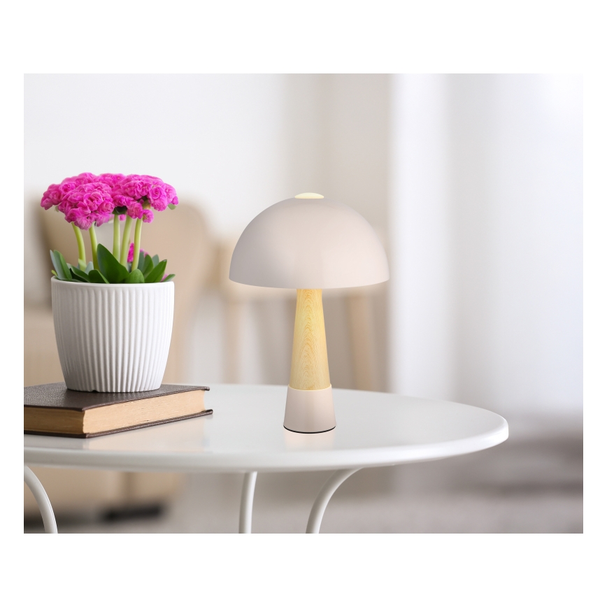 Globo - Stolna lampa 1xE27ILLU/40W/230V bež