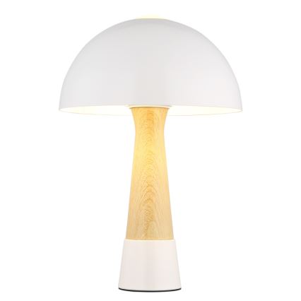 Globo - Stolna lampa 1xE27ILLU/40W/230V bijela