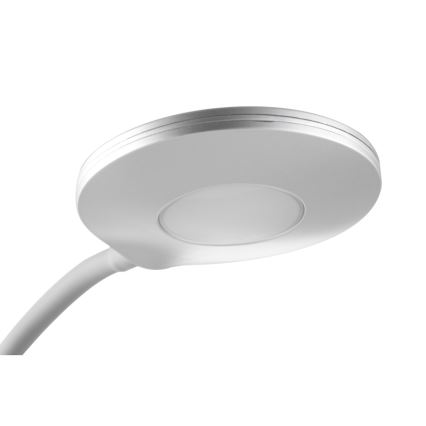 Globo - LED Prigušiva fleksibilna dodirna stolna lampa LED/4,6W/230V srebrna