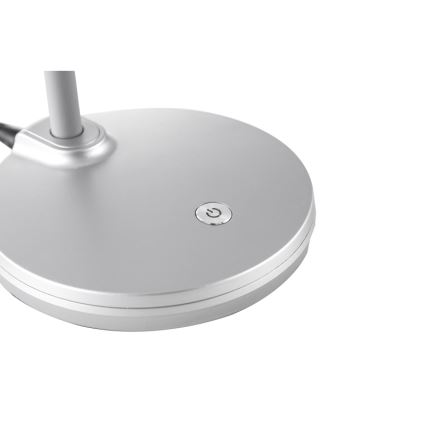 Globo - LED Prigušiva stolna lampa na dodir LED/4W/230V srebrna
