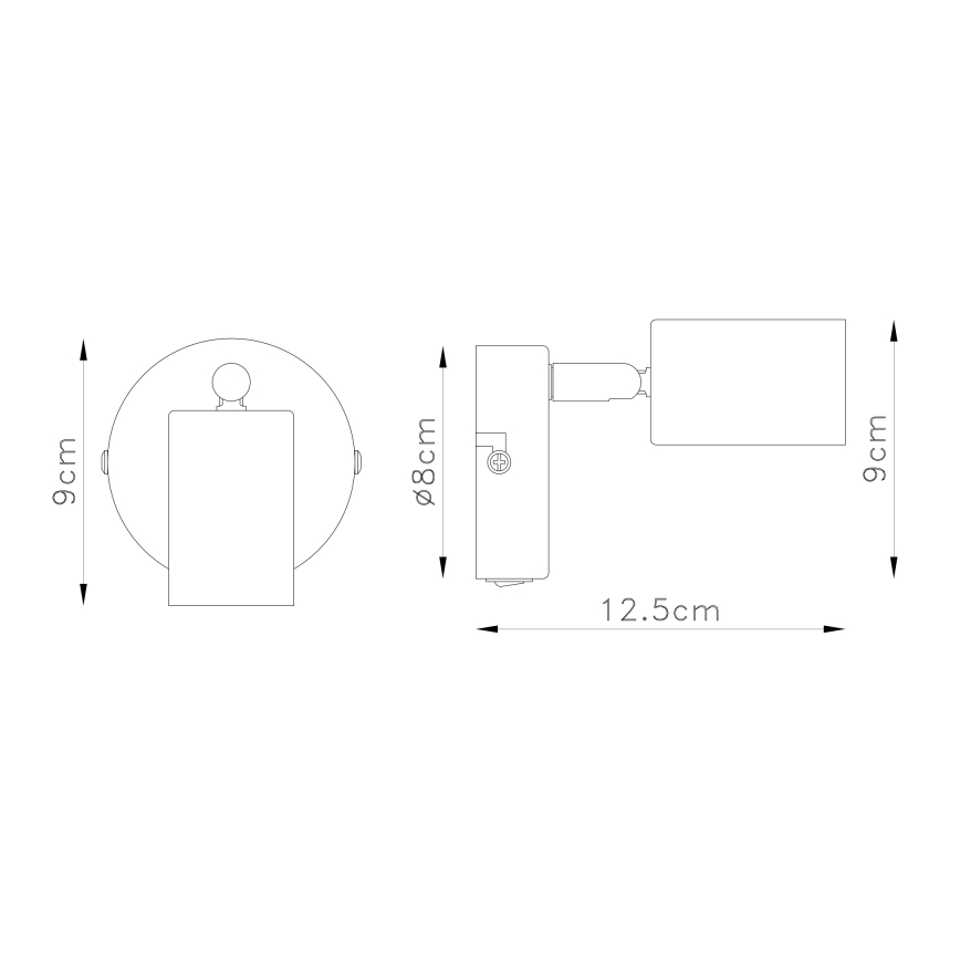 Globo - Zidna reflektorska svjetiljka 1xE27/60W/230V