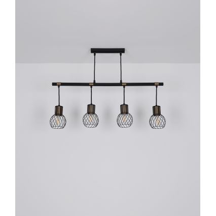 Globo - Luster na sajli 4xE27/40W/230V