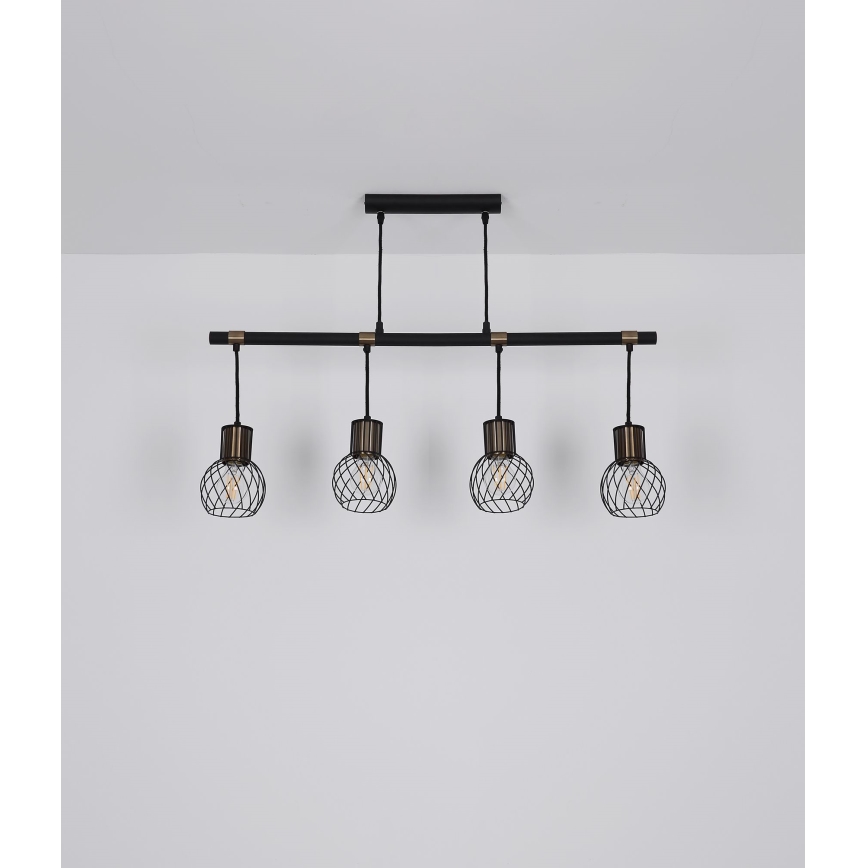 Globo - Luster na sajli 4xE27/40W/230V