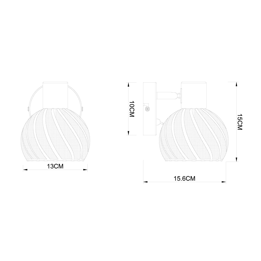 Globo - Zidna reflektorska svjetiljka 1xE27/40W/230V
