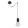 Globo 54030-1HLU - Luster na sajli HERMINE 1xE27/60W/230V