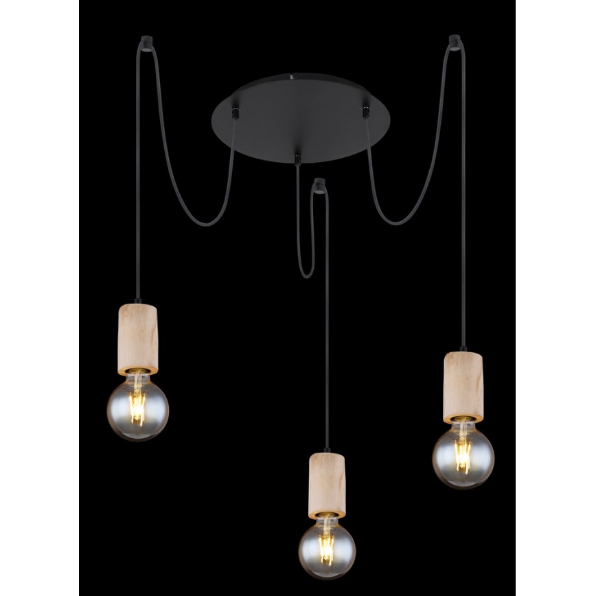 Globo - Luster na sajli 3xE27/60W/230V pauk