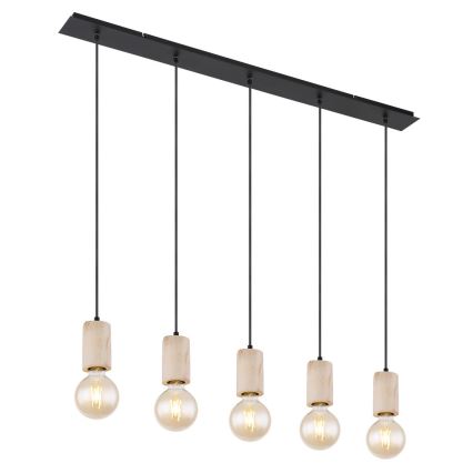 Globo - Luster na sajli 5xE27/60W/230V