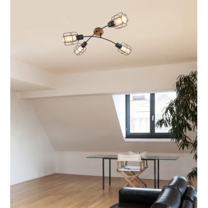 Globo - Nadgradni stropni luster 4xE27/40W/230V