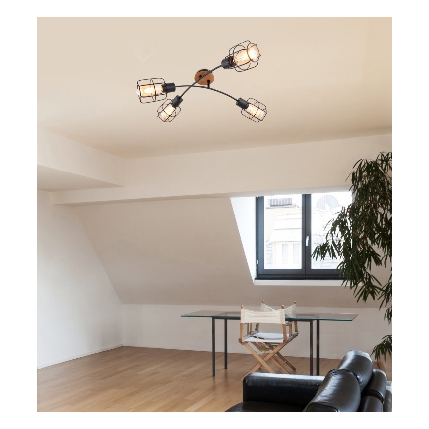 Globo - Nadgradni stropni luster 4xE27/40W/230V