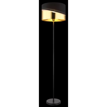 Globo - Podna lampa 1xE27/60W/230V pr. 35 cm crna/zlatna