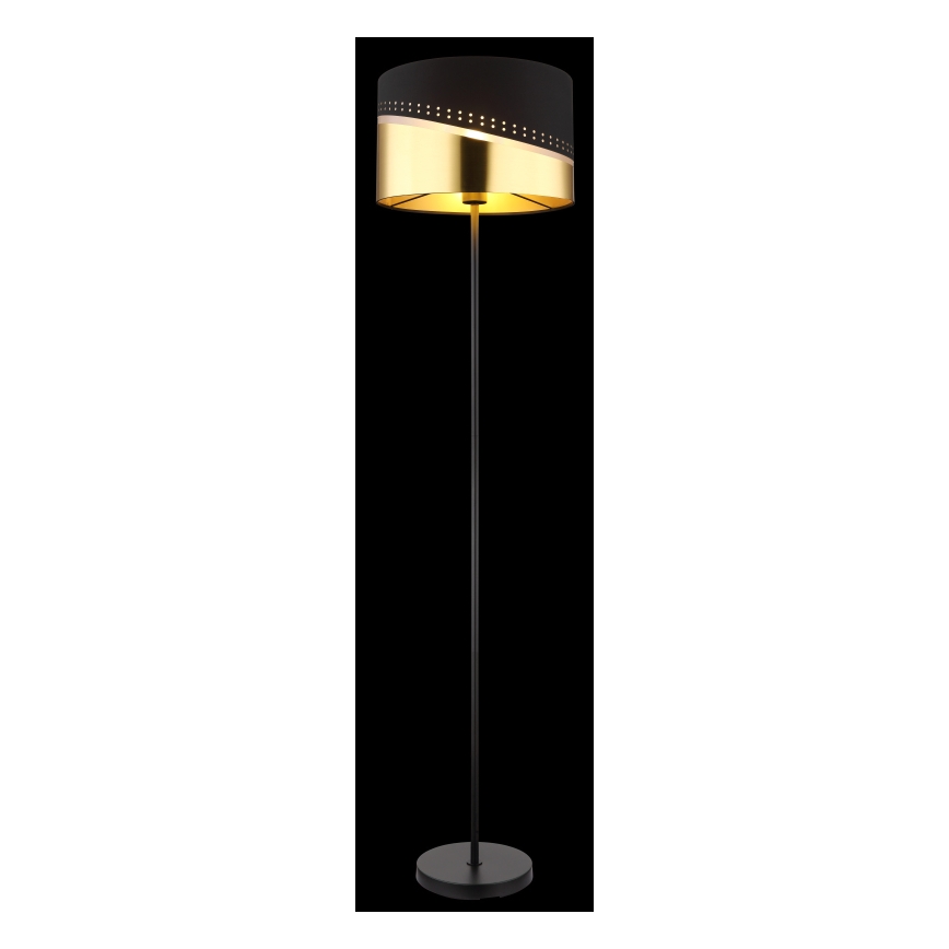 Globo - Podna lampa 1xE27/60W/230V pr. 35 cm crna/zlatna