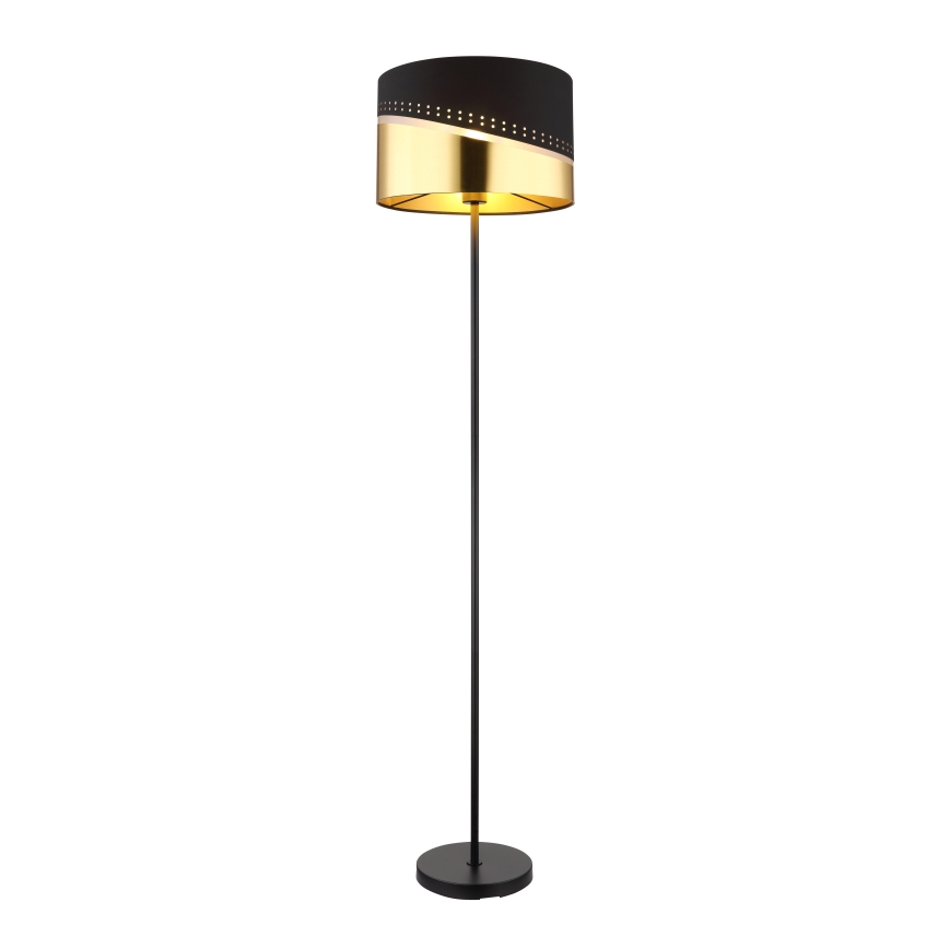 Globo - Podna lampa 1xE27/60W/230V pr. 35 cm crna/zlatna