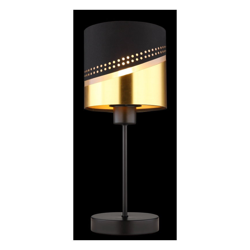 Globo - Stolna lampa 1xE27/40W/230V pr. 16 cm crna/zlatna
