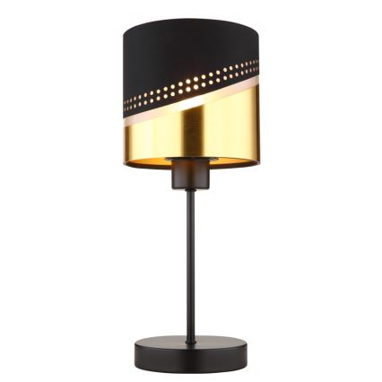 Globo - Stolna lampa 1xE27/40W/230V pr. 16 cm crna/zlatna