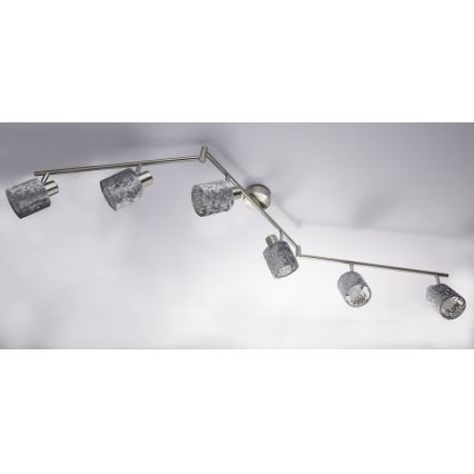 Globo 54122-6 - Stropna svjetiljka ALYS 6xE14/8W/230V