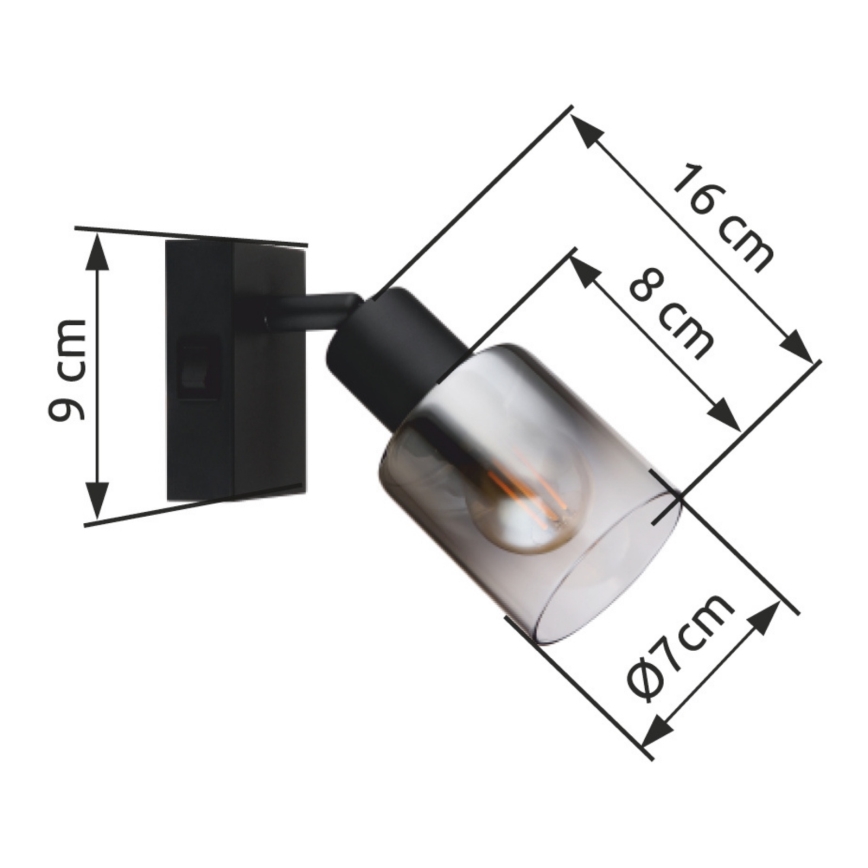Globo - Zidna reflektorska svjetiljka 1xE14/40W/230V