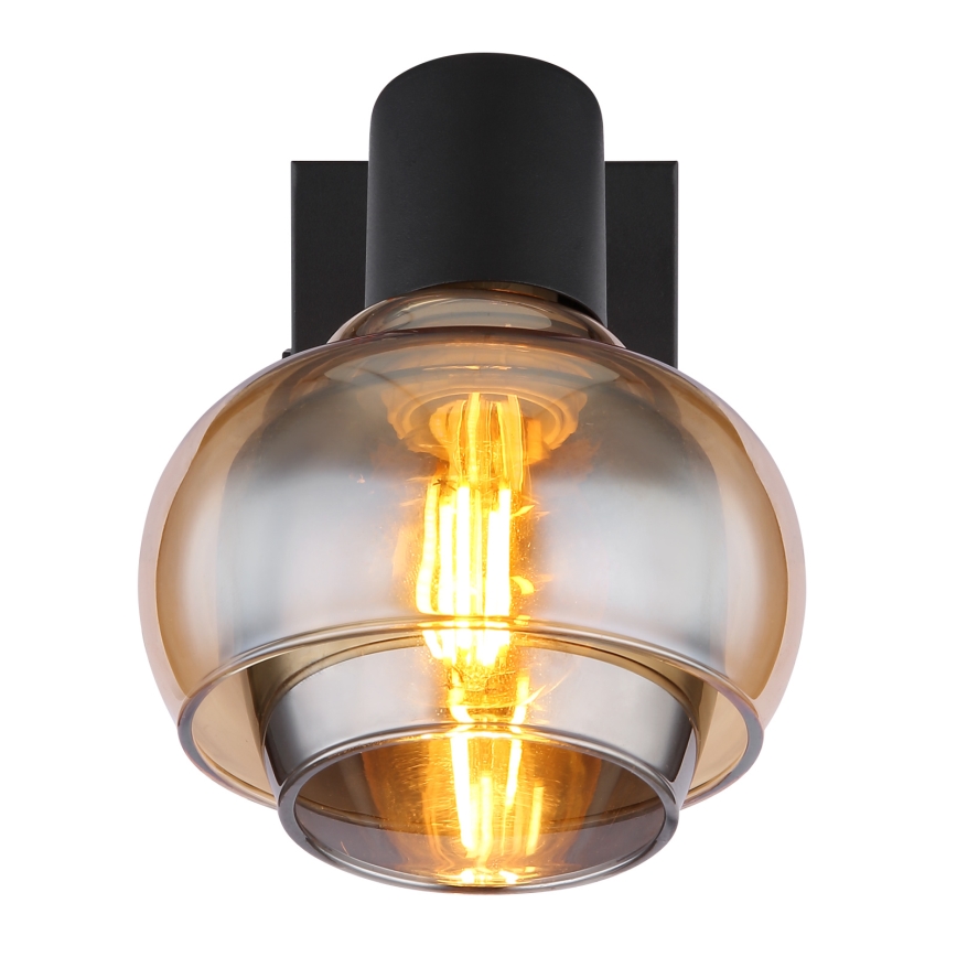 Globo - Zidna reflektorska svjetiljka 1xE14/40W/230V crna
