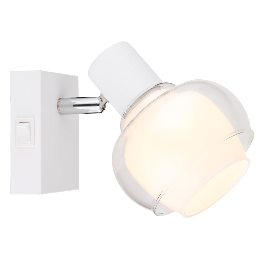 Globo - Zidna reflektorska svjetiljka 1xE14/40W/230V bijela