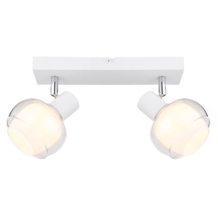 Globo - Spot svjetiljka 2xE14/40W/230V bijela