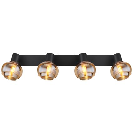 Globo - Spot svjetiljka 4xE14/40W/230V crna