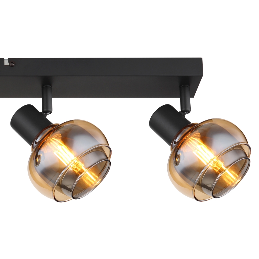 Globo - Spot svjetiljka 4xE14/40W/230V crna