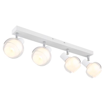 Globo - Stropna reflektorska svjetiljka 4xE14/40W/230V bijela