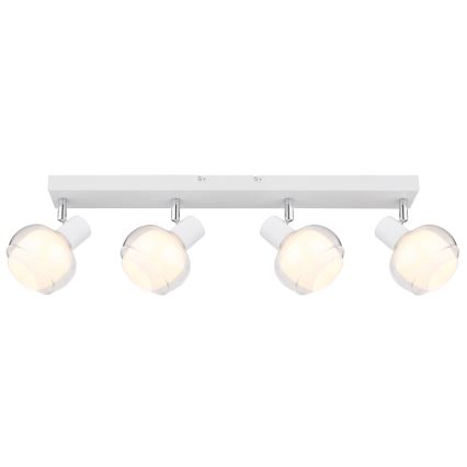Globo - Stropna reflektorska svjetiljka 4xE14/40W/230V bijela