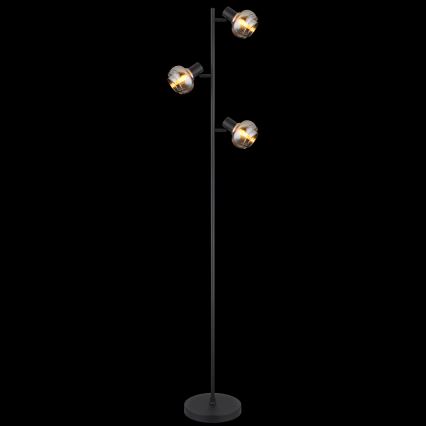 Globo - Podna lampa 3xE14/40W/230V crna
