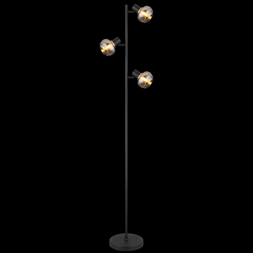 Globo - Podna lampa 3xE14/40W/230V crna
