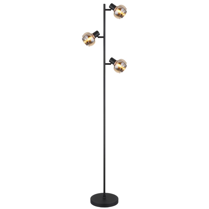 Globo - Podna lampa 3xE14/40W/230V crna