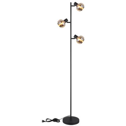 Globo - Podna lampa 3xE14/40W/230V crna