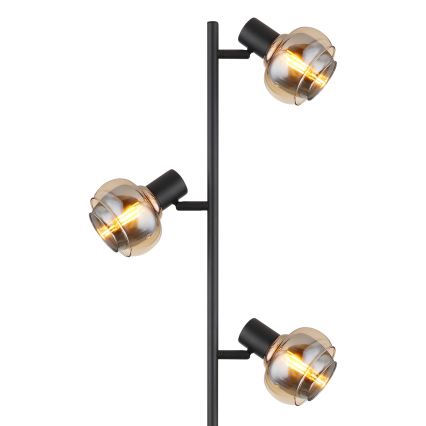 Globo - Podna lampa 3xE14/40W/230V crna
