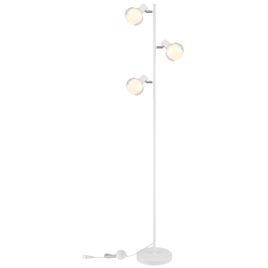 Globo - Podna lampa 3xE14/40W/230V bijela