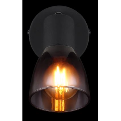 Globo - Zidna reflektorska svjetiljka 1xE14/25W/230V crna