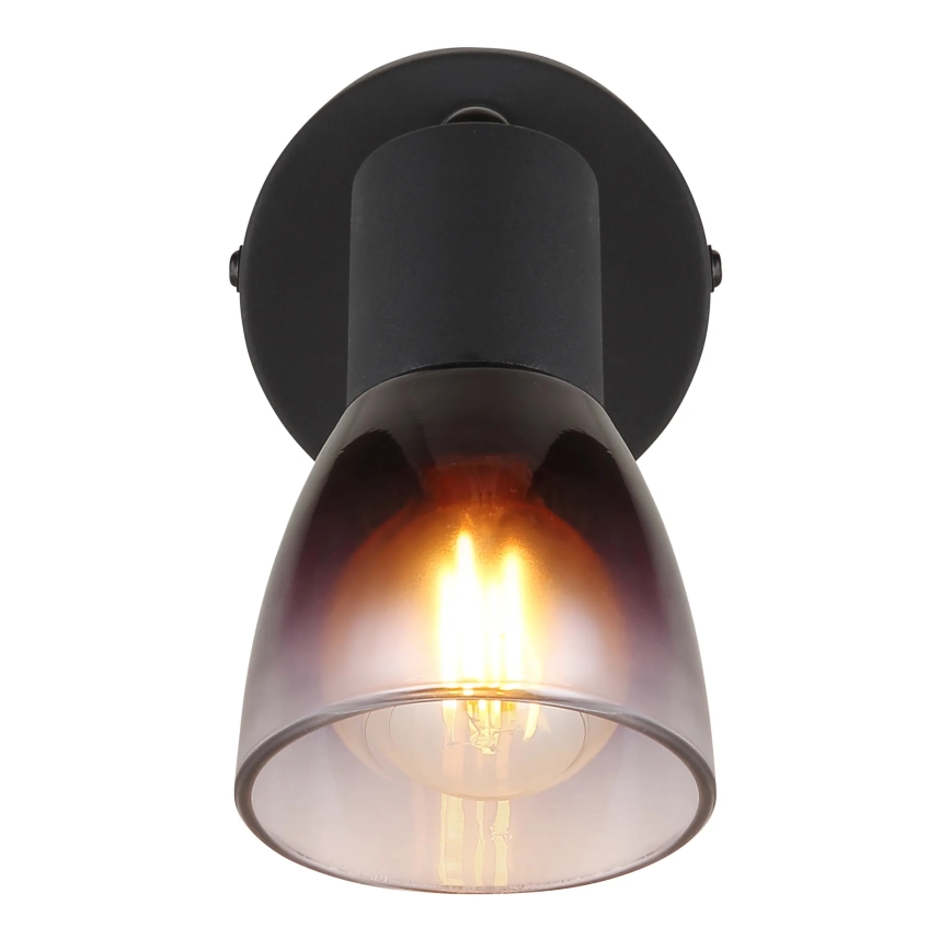 Globo - Zidna reflektorska svjetiljka 1xE14/25W/230V crna