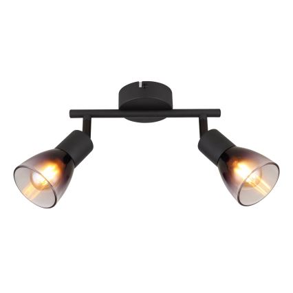 Globo - Reflektorska svjetiljka 2xE14/25W/230V crna