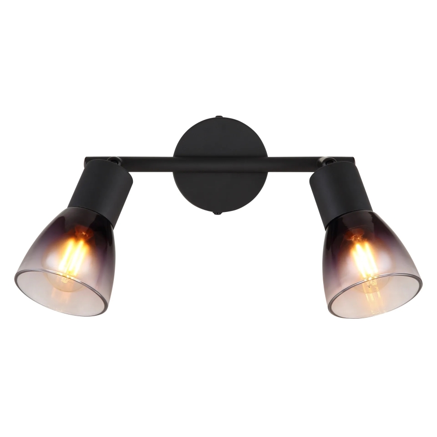 Globo - Reflektorska svjetiljka 2xE14/25W/230V crna