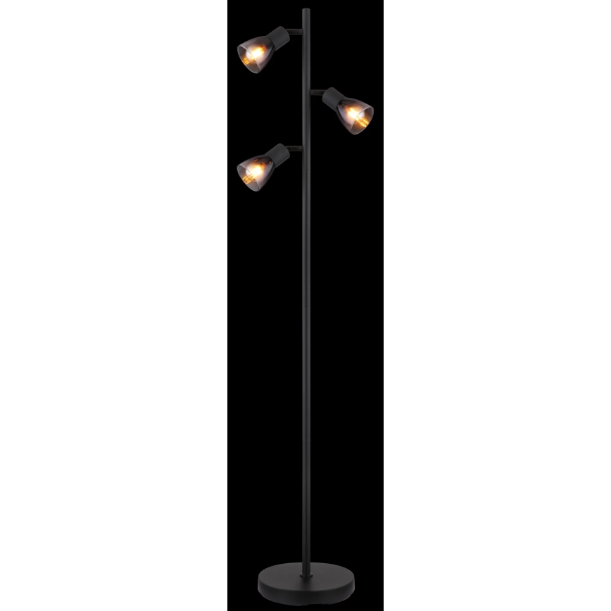 Globo - Podna lampa 3xE14/25W/230V crna