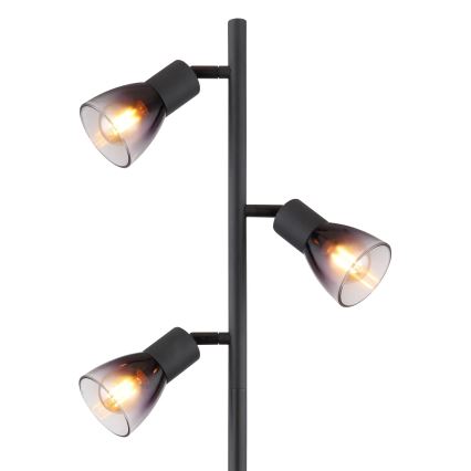 Globo - Podna lampa 3xE14/25W/230V crna