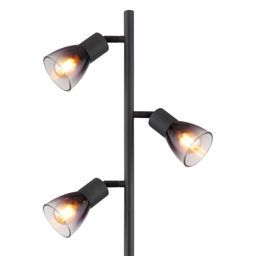 Globo - Podna lampa 3xE14/25W/230V crna