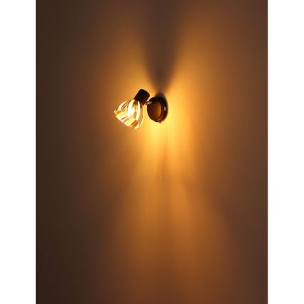Globo - Zidna reflektorska svjetiljka 1xE14/40W/230V crna