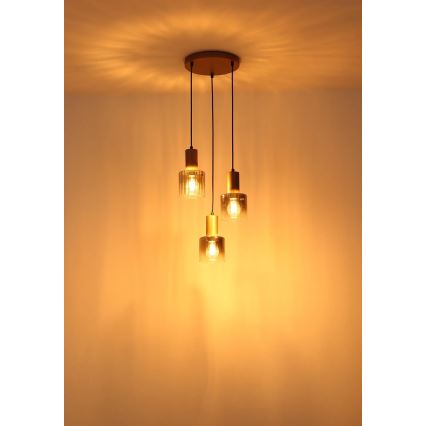 Globo - Luster na kabelu 3xE27/40W/230V