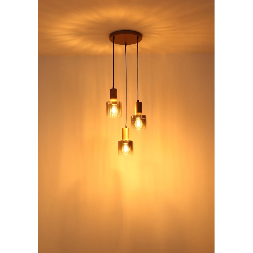 Globo - Luster na kabelu 3xE27/40W/230V