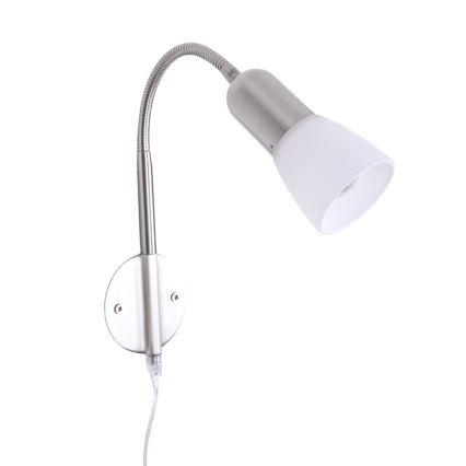 Globo - Fleksibilna lampica 1xE14/40W/230V mat krom