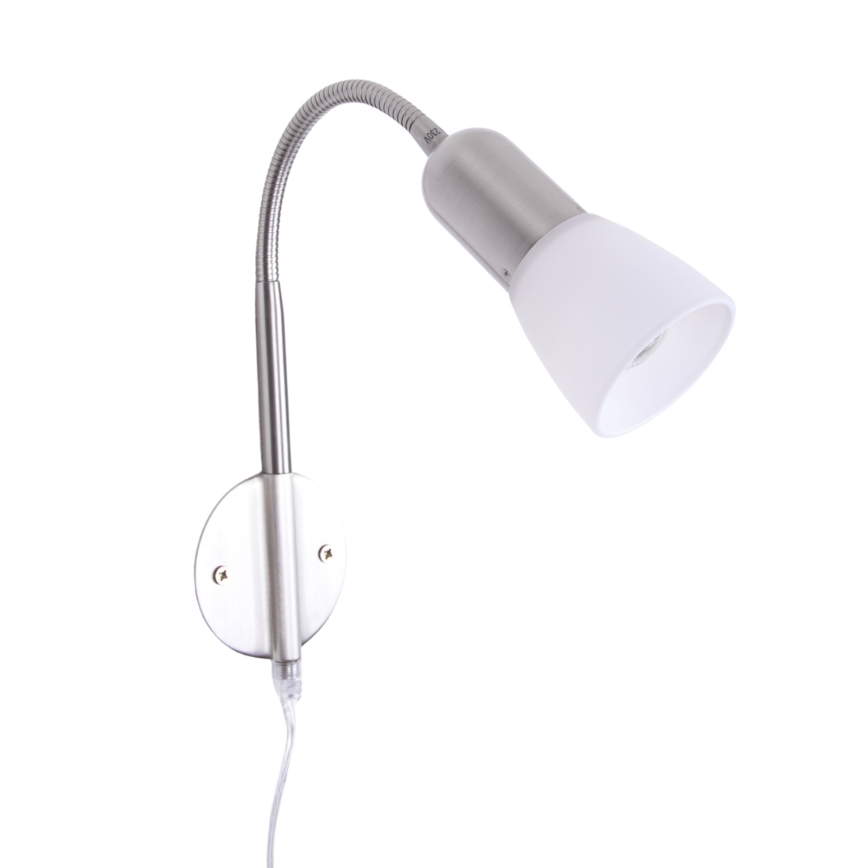 Globo - Fleksibilna lampica 1xE14/40W/230V mat krom