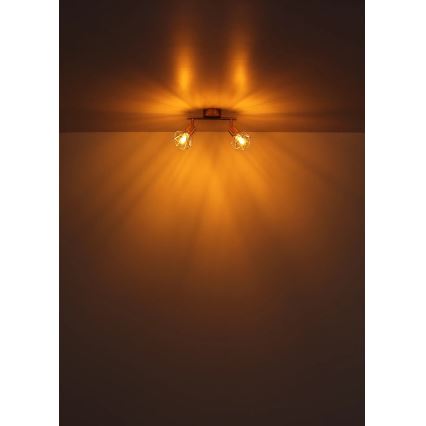 Globo - Reflektorska svjetiljka 2xE14/40W/230V zlatna