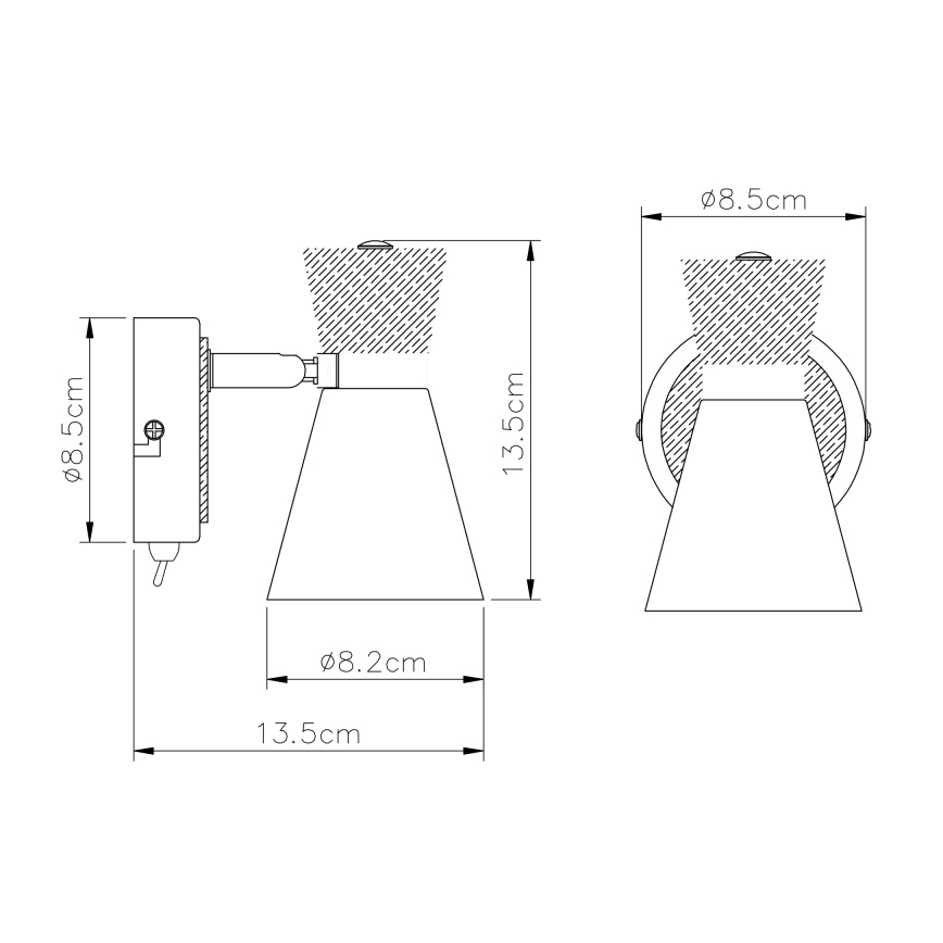 Globo - Zidna reflektorska svjetiljka 1xE14/25W/230V
