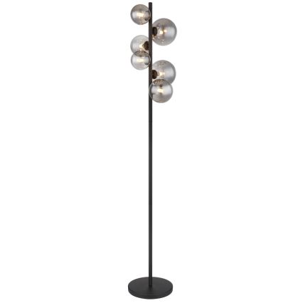 Globo - LED Podna lampa 6xG9/3,5W/230V dimna/crna